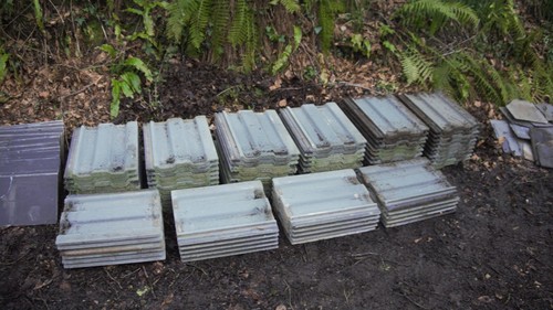 Roofing slates tiles - slates,