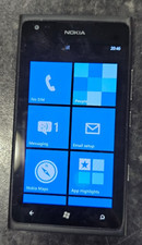 Nokia Lumia 900 RM-823 Black Unlocked 16GB 4.3" 8MP 512MB RAM Windows Smartphone