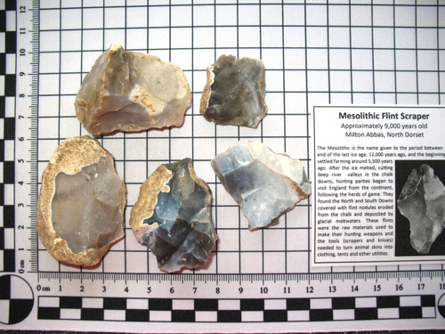 Mesolithic flint stone age