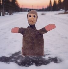 Adorable Early Monkey Steiff Jacko?  Puppet Glass Straw Head Loved Worn Vtg .-.