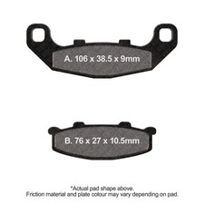 EBC Motorcycle Brake Pads DMX