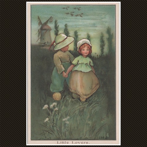 Little lovers children walking - little,
