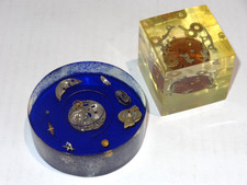 2  Vintage Lucite Acrylic