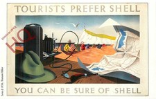 Postcard> Shell Advertising