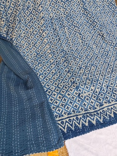 Indian handmade cotton blue - indian,