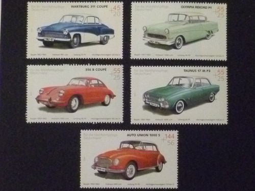 West germany 2362 2366 - west, mi.no.:2362-2366