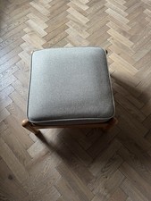 ERCOL Light Oak Foot Stool, Size Approx 20.5 Inch Square