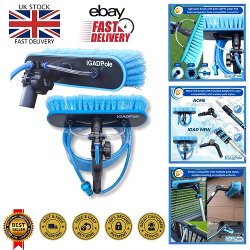 26ft water fed brush hose - brush, with