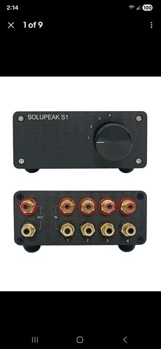 Rca switch stereo 1 out - switch,