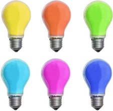 Coloured Light Bulbs ES E27