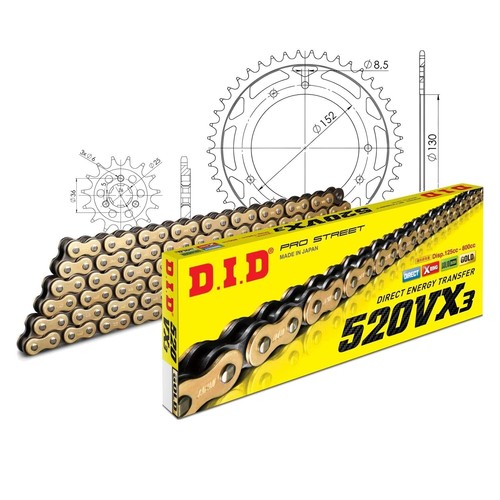 Did motorcycle chain set - motorcycle, steel
