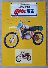 Jawa CZ Motocross & ISDT Brochure / Leaflet 1978 - 250 350 360 400