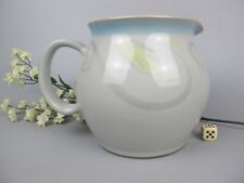 Denby Pottery Jug "Peasant Ware" for Water Juice Milk. Large 2 pint. Blue. VTG