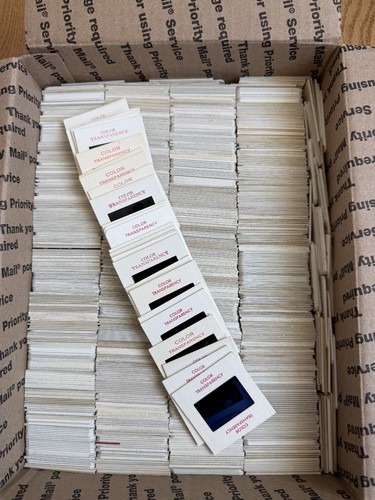 125 vintage photo slides - 125,