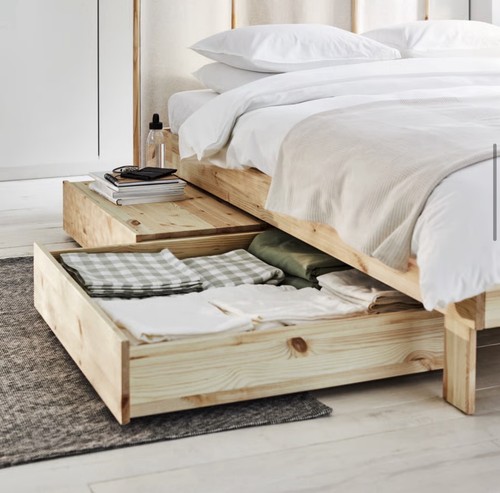 Ikea pull out - ikea, bed