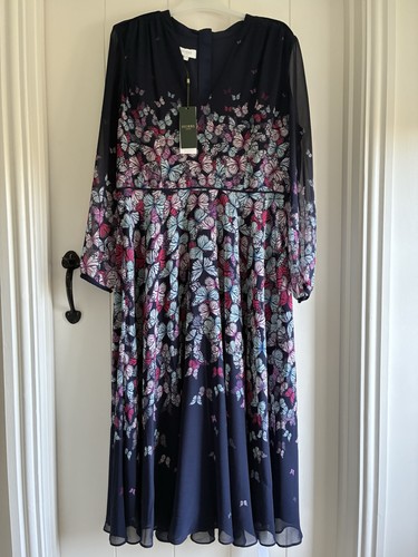 Hobbs aurora floral dress - aurora,