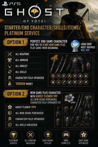 Ps5 ghost tsuthima - ps5,