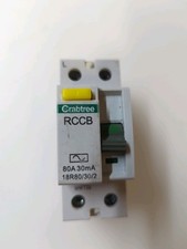 Crabtree Loadstar 80 A 80A 80Amp 30mA D.P RCD 18R80/30/2 Rccb 