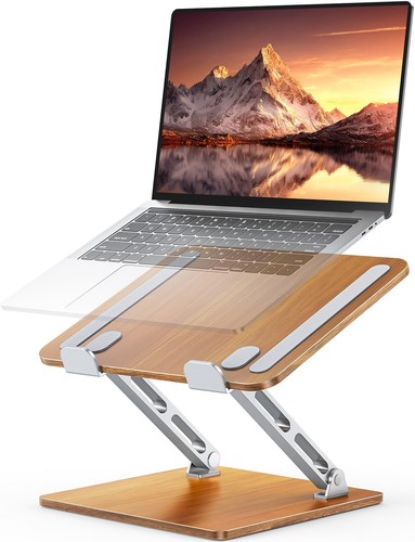 Laptop stand for desk aluminum - desk,