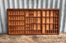 Vintage Wooden Printers Tray
