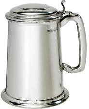 Pewter Lidded Tankard 1 Pint
