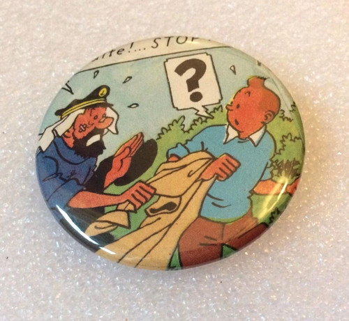 Warning badge tintin - pins),