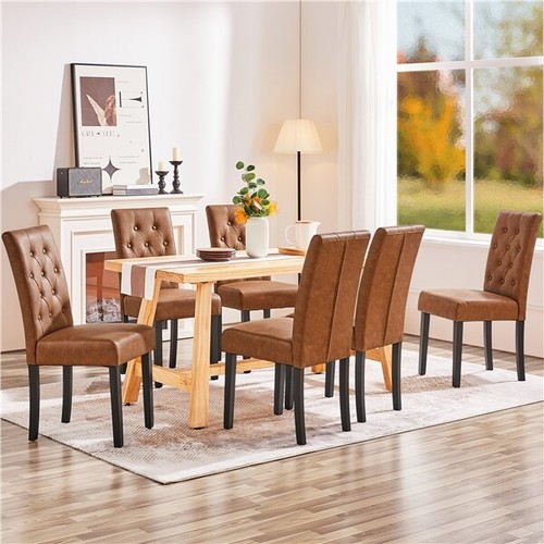 Dining chairs set faux - dining, 2