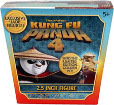 Kung Fu Panda 4-2.5'' Collectible Noodle Box Mystery Surprise Figures, 4 Unique 
