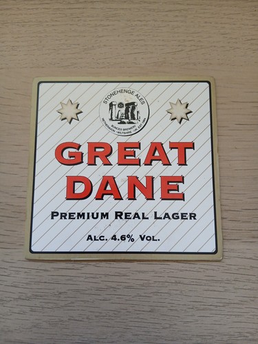 Stonehenge ales great dane - ales,