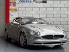 1:18 *RARE* BURAGO 1998 MASERATI 3200 GT LHD (SILVER) MODEL CAR *HTF*