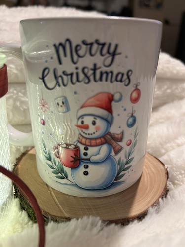 Snowman christmas with hot - snowman,