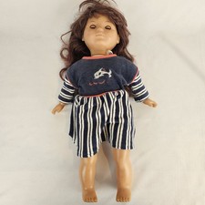 Zapf Creation Play Doll Vinyl With Soft Body Sleepy Eyes Brown Hair