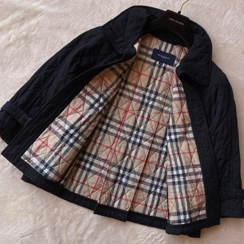 Burberry quilted jacket black - jacket,