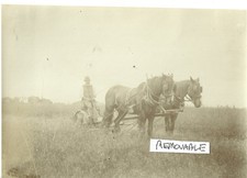 Vintage Old Farming Photo Man