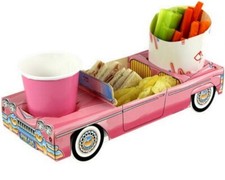 Girls Pink Convertible Car -