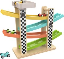 Wooden Race Track Car Ramp