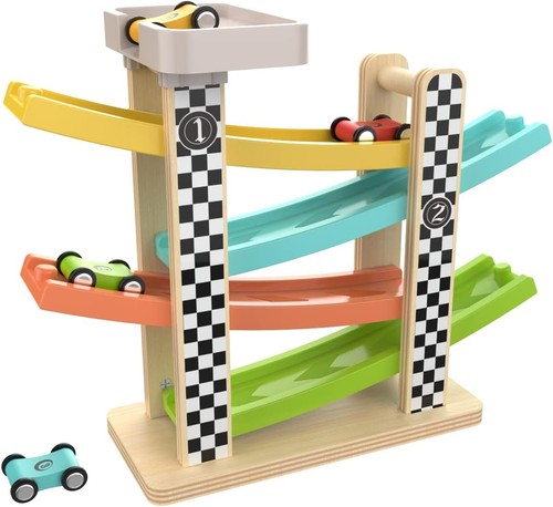Wooden race track - race,