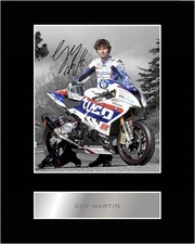 Guy Martin British Motorcycle Rider Signed Limited Edition Memorabilia Print Art