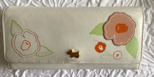 Women Radley  large  Cream leather wallet cards coins  Purse .G.C