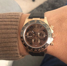 Genuine calfskin leather - calfskin, watch