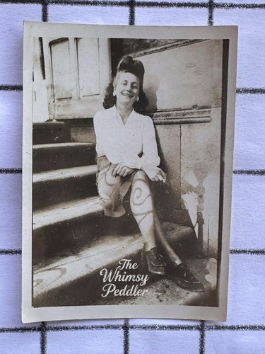 Vintage 1940s woman sitting - vintage,