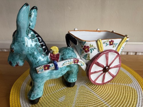 Vintage large italian ceramic - italian,