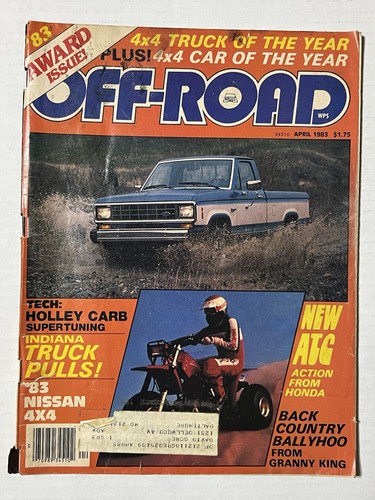 Off road magazine april 1983 - magazine,