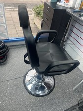 Black Salon Booster Chair Cushion for Children Haircutting Hairdressing Seat Va