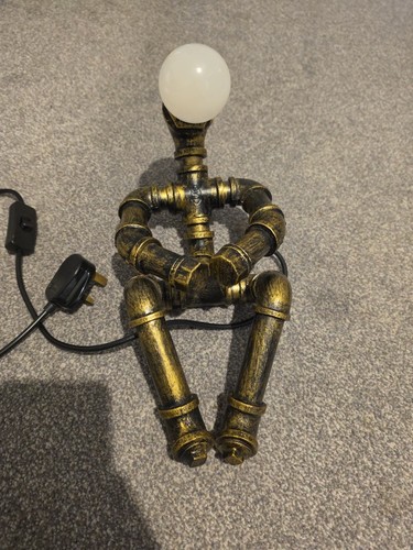 Water pipe table lamp robot - water,