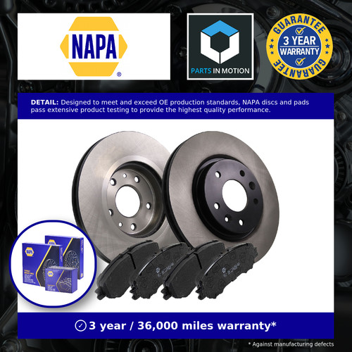 Vented brake discs and pads - vented,