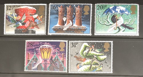 1983 mnh christmas - gb,