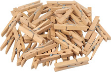 Wood Clothes Pins, 400 PCS