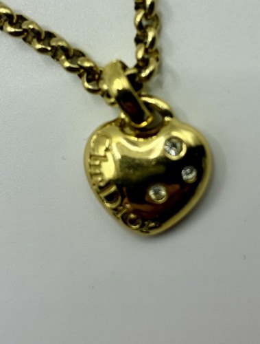 Christian dior necklace heart - necklace,