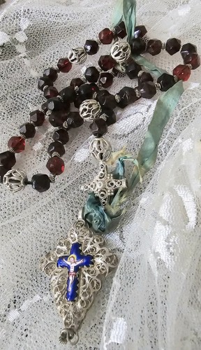 Antique 18thc german rosary - antique,